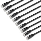 StarTech.com 6 ft. CAT6 Cable - 10 Pack - Black CAT6 Ethernet Cords - Molded RJ45 Connectors - ETL Verified - 24 AWG (C6PATCH6BK10PK) - 6 ft CAT6 cable pack meets all Category 6 patch cable specifications - CAT 6 cable has 100% copper & foil-shielded twisted-pair wiring - Features molded boots to protect RJ45 clips - Built with 24 AWG Copper Wire - ETL Verified & Lifetime warranty