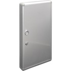 Royal Sovereign KMCS-48/ Aluminum Key Cabinets - Hook Style - 10.6" x 18.7" x 2.2" - Security Lock, Pre-drilled Mounting Hole - Silver - Aluminum