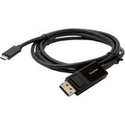 VisionTek USB-C to DisplayPort 1.4 Bi-Directional 2M Active Cable (M/M) - 6.6 ft DisplayPort/USB-C A/V Cable for Audio/Video Device, Projector, Monitor, TV, Dock, Digital Signage Display - First End: 1 x USB Type C - Male - Second End: 1 x DisplayPort 1.4 Digital Audio/Video - Male - Supports up to 3840 x 2160