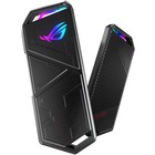 Asus ROG Strix Arion Drive Enclosure PCI Express NVMe, M.2 - USB 3.2 (Gen 2) Type C Host Interface External - Black - 1 x SSD Supported - Aluminum Alloy