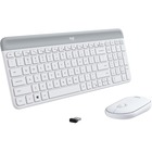 Logitech Slim Wireless Keyboard and Mouse Combo MK470 - USB Wireless RF - USB Wireless RF - Optical - 1000 dpi - 3 Button - Scroll Wheel - Symmetrical - AAA, AA - Compatible with Desktop Computer, Notebook (Windows) Pack