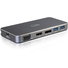 C2G USB C MST Docking Station with HDMI, DP, VGA, 65W Power Delivery- 4K - for Notebook/Tablet/Smartphone - 65 W - USB Type C - USB Type-C - Network (RJ-45) - HDMI - VGA - DisplayPort - Wired