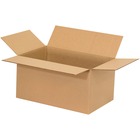 Spicers Kraft Corrugated Shipping Cartons - External Dimensions: 18" Width x 12" Depth x 10" Height - Flap Closure - Corrugated - Kraft - For Shipping, Storage - Recycled - 25 / Pack