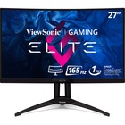 ViewSonic Elite XG270QC 27" WQHD Curved Screen LED Gaming LCD Monitor - 16:9 - Black - 27" (685.80 mm) Class - MVA technology - 2560 x 1440 - 16.7 Million Colors - FreeSync Premium - 550 cd/m - 1 ms - 165 Hz Refresh Rate - HDMI - DisplayPort