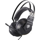 Verbatim The Authentic F.R.E.Q.2 Gaming Headset - Stereo - Mini-phone (3.5mm) - Wired - 32 Ohm - 20 Hz - 20 kHz - Over-the-head - Binaural - Circumaural - 4.3 ft Cable - Condenser, Electret, Omni-directional, Noise Cancelling Microphone - Black