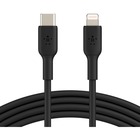 Belkin BoostCharge USB-C to Lightning Cable (1 meter / 3.3 foot, Black) - 3.3 ft Lightning/USB-C Data Transfer Cable for iPhone, iPad - First End: 1 x Lightning Male - Second End: 1 x USB Type C Male - MFI - Black