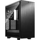 Fractal Design Define 7 Compact Computer Case - Mid-tower - Black - Brushed Aluminum, Tempered Glass - 4 x Bay - 4 x 4.72" (120 mm) x Fan(s) Installed - 0 - ATX, Micro ATX, Mini ITX Motherboard Supported - 7 x Fan(s) Supported - 2 x Internal 2.5" Bay - 2 x Internal 2.5"/3.5" Bay(s) - 7x Slot(s) - 5 x USB(s) - 1 x Audio In - 1 x Audio Out