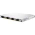 Cisco 250 CBS250-48P-4G Ethernet Switch - 48 Ports - Manageable - Gigabit Ethernet - 1000Base-T, 1000Base-X - 2 Layer Supported - Modular - 4 SFP Slots - 451.95 W Power Consumption - 370 W PoE Budget - Optical Fiber, Twisted Pair - PoE Ports - Rack-mountable - Lifetime Limited Warranty
