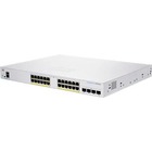 Cisco 350 CBS350-24P-4G Ethernet Switch - 28 Ports - Manageable - 2 Layer Supported - Modular - 4 SFP Slots - 33.09 W Power Consumption - 195 W PoE Budget - Optical Fiber, Twisted Pair - PoE Ports - Rack-mountable - Lifetime Limited Warranty