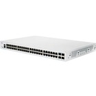 Cisco 350 CBS350-48T-4G Ethernet Switch - 52 Ports - Manageable - 2 Layer Supported - Modular - Optical Fiber, Twisted Pair - Lifetime Limited Warranty