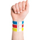 Gemex Identification Wristband - 1 / Pack - Red - Tyvek