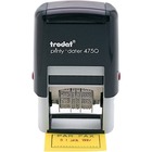 Trodat Printy Dater 4750 Self-Inking Date Stamp - Date StampPlastic Case - 1 Each