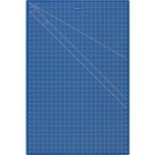Westcott 24"x36" Double Sided Blue Cutting Mat - Writing, Drawing, Craft, Office, School, Home - 36" (914.40 mm) Length x 24 ft (7315.20 mm) Width - Rectangle - Blue