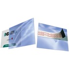 Gemex Badges with Adhesive Strip - Vinyl - 100 / Box - Clear