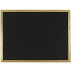 Quartet Economy Chalkboard, 36" (3 ft) Width x 24" (2 ft) Height - Black Surface - Black Oak Frame - Rectangle