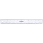 Westcott 30cm/12" Flexible Vinyl Ruler - 1/16 Graduations - Metric, Imperial Measuring System - Vinyl - 1 Each - Transparent