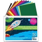Geocan Construction Paper Envelope, 50 Sheets - Construction - 9" (228.60 mm)Width x 12" (304.80 mm)Length - 50 / Pack - Assorted