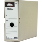 Offix Letter Recycled Box File - 8 1/2" x 11" - 100% Recycled - 6 / Pack