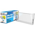 Storex Snap and Stack Wall Pockets Files, Legal - 7" Height x 4" Width x 16" Depth - Clear - Poly - 2 / Pack