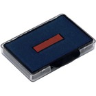 Trodat 6/56 Replacement Stamp Pad - 1 Each - Blue, Red Ink
