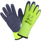 Iceberg HiViz Latex Palm Coated Glove - Hand Protection - Latex Coating - Extra Large Size - Hi-Viz Green - High Visibility, Flexible, Lightweight, Abrasion Resistant, Puncture Resistant - For Cold Storage, Distribution, Transportation, Environmental Service, Aquaculture, Fishing, Frozen Food Handling, Freight/Transportation - 6 / Pack