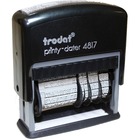 Trodat Printy Dater 4817 Dial-a-Phrase Desk Dater - Date Stamp - 1 Each