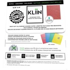 KLIIN All-Purpose Cleaning Cloth - Assorted - Reusable, Washable, Biodegradable, Compostable - For Multipurpose - 12 / Pack
