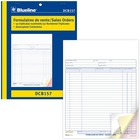 Blueline Sales Orders Book - 50 Sheet(s) - 3 PartCarbonless Copy - 11" x 8.50" Form Size - Letter - Blue Cover - Paper - 1 Each