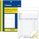 Blueline Sales Orders Book - 50 Sheet(s) - 2 PartCarbonless Copy - 7.99" x 5.39" Form Size - Blue Cover - Paper - 1 Each