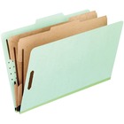 Pendaflex Letter Recycled Classification Folder - 8 1/2" x 11" - 2" Expansion - 6 Fastener(s) - Green - 65% Recycled - 1 Each