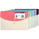 Winnable Letter Expanding File - 8 1/2" x 11" - 4 Pocket(s) - Assorted - 1 Each