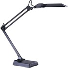 Dainolite Fluorescent Extended Reach Desk Lamp - 29" (736.60 mm) Height - 5" (127 mm) Width - 1 x 13 W LED, Fluorescent Bulb - Painted Black - Adjustable, Dimmable, Adjustable Height - Plastic - Desk Mountable, Table Top - Black - for Desk, Table, Office,
