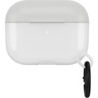 OtterBox Ispra Carrying Case Apple AirPods Pro - Moon Crystal Gray - Scratch Resistant, Scuff Resistant, Damage Resistant, Drop Resistant - Polycarbonate, Thermoplastic Elastomer (TPE), Zinc Alloy Body - Carabiner Clip