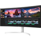 LG Ultrawide 38WN95C-W 38" UW-QHD+ Curved Screen Gaming LCD Monitor - 21:9 - 38.00" (965.20 mm) Class - Nano In-plane Switching (Nano IPS) Technology - 3840 x 1600 - 1.07 Billion Colors - FreeSync - 450 cd/m Typical, Minimum - 1 ms - HDMI - DisplayPort - USB Hub