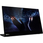 Lenovo ThinkVision M14t 14" LCD Touchscreen Monitor - 16:9 - 6 ms Extreme Mode - 14.00" (355.60 mm) Class - 10 Point(s) Multi-touch Screen - 1920 x 1080 - Full HD - In-plane Switching (IPS) Technology - 16.7 Million Colors - 300 cd/m - WLED Backlight - USB - DisplayPort - Raven Black - ENERGY STAR 8.0, EPEAT Silver, EU RoHS, RoHS, China Energy Efficiency Standard Tier 2, EPEAT - 3 Year - USB Hub