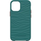 LifeProof W?KE Case For iPHONE 12 mini - For Apple iPhone 12 mini Smartphone - Mellow Wave Pattern - Down Under (Green/Orange) - Drop Proof, Drop Resistant - Recycled Plastic