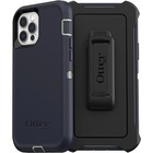 OtterBox Defender Rugged Carrying Case (Holster) Apple iPhone 12, iPhone 12 Pro Smartphone - Varsity Blue - Dirt Resistant, Bump Resistant, Scrape Resistant, Dirt Resistant Port, Dust Resistant Port, Lint Resistant Port, Drop Resistant, Clog Resistant - Belt Clip - 6.38" (162.05 mm) Height x 3.58" (90.93 mm) Width x 1.30" (33.02 mm) Depth - Retail