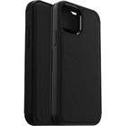 OtterBox Strada Carrying Case (Folio) Apple iPhone 12, iPhone 12 Pro Smartphone - Shadow Black - Drop Resistant, Fingerprint Resistant, Scratch Resistant, Scuff Resistant - Genuine Leather Body