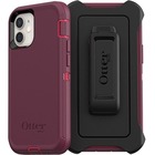 OtterBox Defender Rugged Carrying Case (Holster) Apple iPhone 12 mini Smartphone - Berry Potion Pink - Dirt Resistant Port, Dust Resistant Port, Lint Resistant Port, Drop Resistant, Scrape Resistant, Bump Resistant - Belt Clip