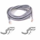 Belkin RJ45 Category 5e Patch Cable - 1.5 ft Category 5e Network Cable - First End: 1 x RJ-45 - Male - Second End: 1 x RJ-45 - Male - Patch Cable - Gray