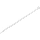 StarTech.com 8"(20cm) Cable Ties, 2-1/8"(55mm) Dia, 50lb(22kg) Tensile Strength, Nylon Self Locking Zip Ties, UL Listed, 100 Pack, White - Cable ties for 2.16"/55 mm bundle diameter - Large nylon/plastic zip wraps for electrical/network cable/Tool-less/Industrial strength up to 50 lbs (22.7 kg) - 94V-2 Flame Rating/UL/TAA/100 Pack White
