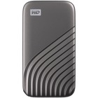 WD My Passport WDBAGF5000AGY-WESN 500 GB Portable Solid State Drive - External - Space Gray - Desktop PC Device Supported - USB 3.2 (Gen 2) Type C - 1050 MB/s Maximum Read Transfer Rate - 256-bit Encryption Standard