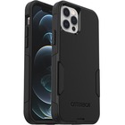 OtterBox iPhone 12 and iPhone 12 Pro Commuter Series Antimicrobial Case - For Apple iPhone 12, iPhone 12 Pro Smartphone - Black - Bump Resistant, Bacterial Resistant, Dirt Resistant, Drop Resistant, Dust Resistant, Impact Resistant, Lint Resistant, Bump Resistant - Polycarbonate, Synthetic Rubber - 1