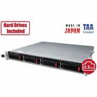 Buffalo TeraStation 3420RN Rackmount 16TB NAS Hard Drives Included (4 x 4TB, 4 Bay) - Annapurna Labs Alpine AL-214 Quad-core (4 Core) 1.40 GHz - 4 x HDD Supported - 4 x HDD Installed - 16 TB Installed HDD Capacity - 1 GB RAM DDR3 SDRAM - Serial ATA/600 Controller - RAID Supported 0, 1, 5, 6, 10, JBOD - 4 x Total Bays - 2.5 Gigabit Ethernet - 3 USB Port(s) - 3 USB 3.0 Port(s) - Network (RJ-45) - iSCSI, TCP/IP, CIFS/SMB, FTP, FTPS, NFS - Rack-mountable - TAA Compliant