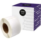 Premium Tape Address Labels - Alternative for Dymo 30251 - 1-1/8" x 3-1/2" (28 mm x 89 mm) - Black on White - 130 Labels / Roll - 2 Rolls / Pack - 1 Pack
