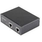 StarTech.com Industrial Gigabit Ethernet PoE Injector 30W 802.3at PoE+ Midspan 48V-56VDC Power Over Ethernet Injector Adapter -40C to +75C - 56 V DC Input - 1 Fast Ethernet Input Port(s) - 1 PoE+ Output Port(s) - Black