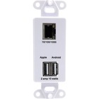 VisionTek GAF-USB2 PoE Splitter - 57 V DC Input - 1 Gigabit PoE Input Port(s) - 1 Gigabit Ethernet, 2 USB Output Port(s) - 10 W