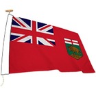 L'Ã©tendard Province Flag - Canada - Manitoba - 72" (1828.80 mm) x 36" (914.40 mm) - Nylon