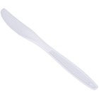touch Disposable Utensils - 24/Pack - Knife - Disposable - Plastic - White
