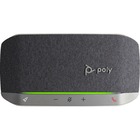Poly Sync 20+ Speakerphone - USB - Microphone - USB, Battery - Desktop - Black, Silver